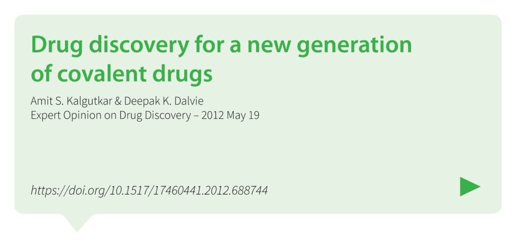 Drug discovery for a new generation of covalent drugs