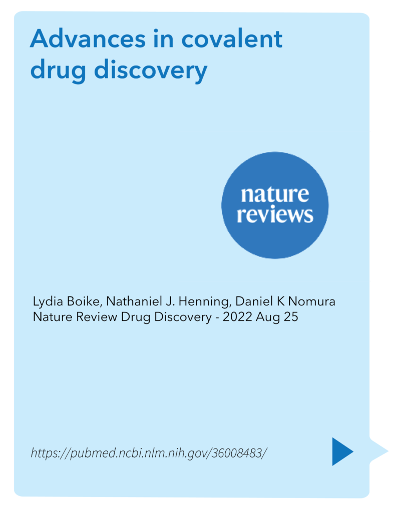 Advances in covalent drug discovery