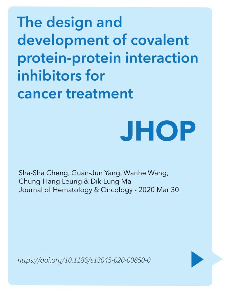 The design and development of covalent protein-protein interaction inhibitors for cancer treatment