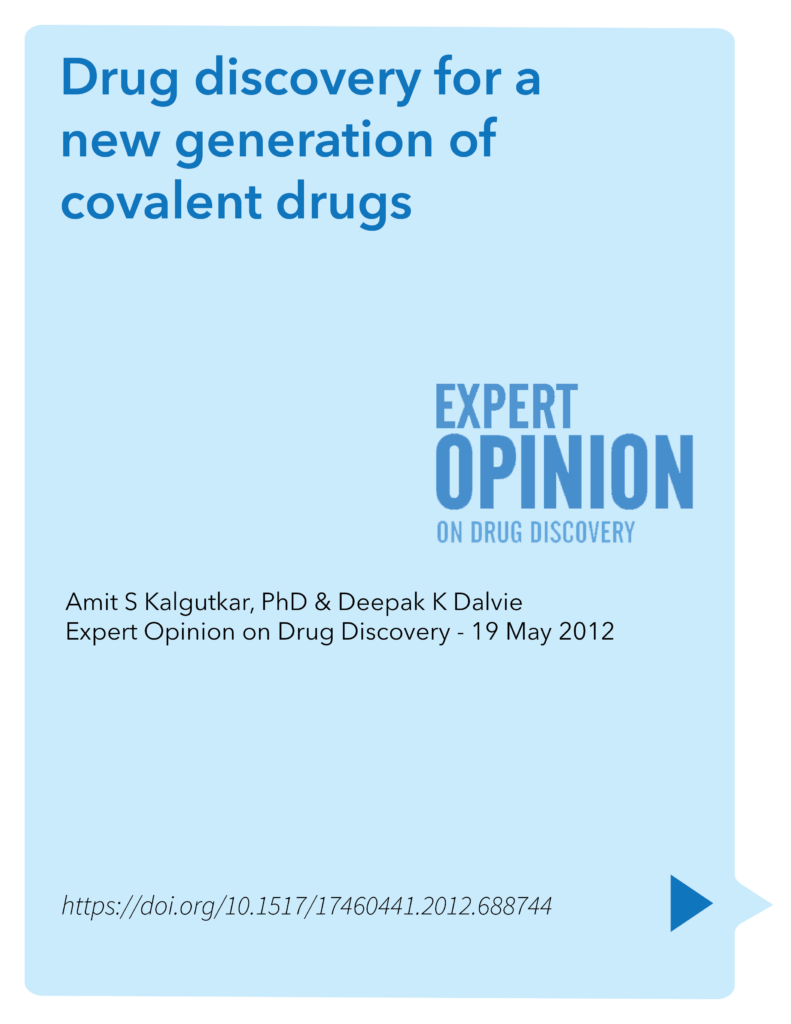 Drug Discovery for new generation of covalent drugs